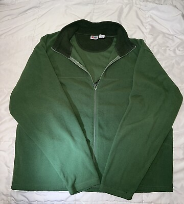 #ad green fleece jacket $20.00