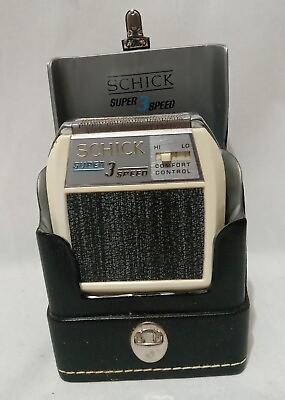 #ad Schick Super 3 Speed Electric Shaver Vintage $22.00