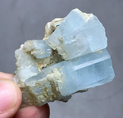 #ad 155 Cts Aquamarine Crystal From Skardu Pakistan $120.00