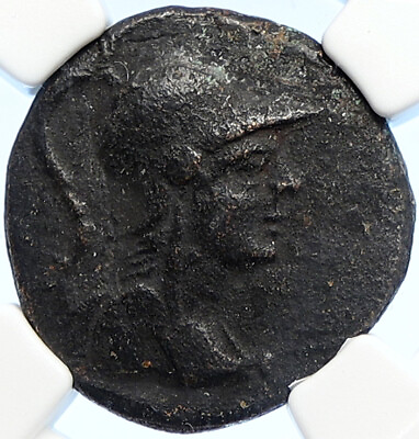 #ad APAMEIA PHRYGIA Athena Nike Regalia Authentic OLD Ancient Greek Coin NGC i106727 $754.65