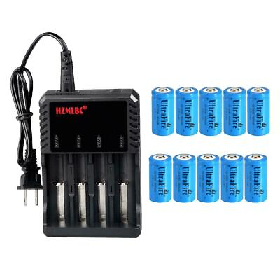 #ad Ultrafire 16340 Battery 3.7V 1800mAh Rechargeable Li Ion Batteries Cell Lot $7.81
