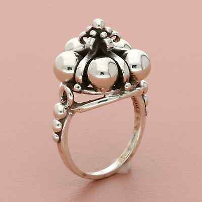 #ad guglielmo cini sterling silver vintage art nouveau royal crown ring size 6.5 $240.00