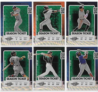 #ad 2021 Contenders Green Wave Prizm Optic Parallels Choose Yours Multi Discount MLB $0.99