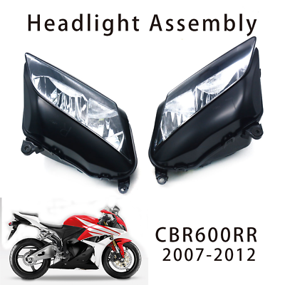 #ad CBR600RR Headlight Assembly Motorcycle Front Headlamp For CBR600RR 2007 2012 $54.99