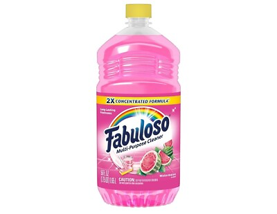 #ad Fabuloso Multi Purpose Cleaner 2X Concentrated Formula 56 Oz Watermelon $7.90