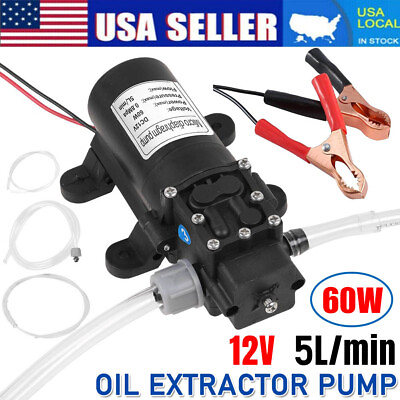 #ad Motor Oil Fuel Fluid Extractor Electric Siphon Transfer Change Pump DC 12V 60W $24.60
