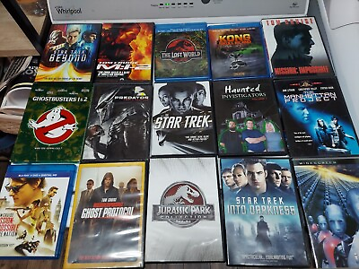 #ad Huge lot of 19 DVDamp; Blue Rays amp; Box sets Mission Impossible Jurassic park Star T $59.95