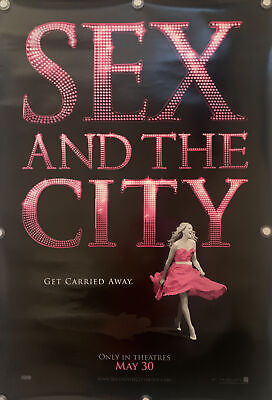 #ad SEX AND THE CITY Original 27quot; X 40quot; Double Sided Rolled Movie Poster 2008 $50.00