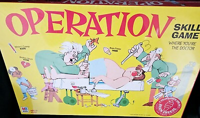 #ad Operation The Skill Game By Milton Bradley Where You Get To Play Doctor Sealed $25.15