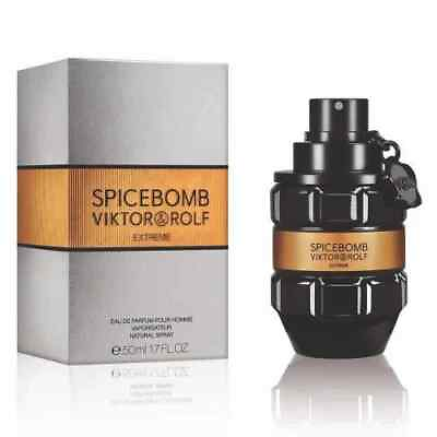 #ad Spicebomb Extreme by Viktor amp; Rolf 1.7oz Eau de Parfum for Men NEW SEALED Box $77.93
