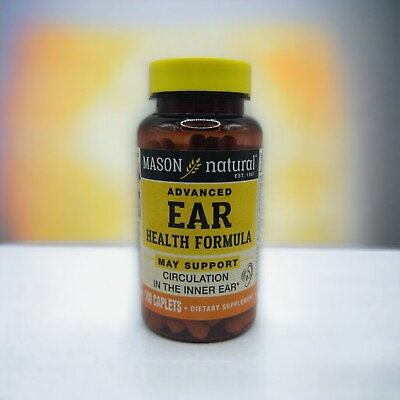#ad Mason Natural Advanced Ear Health Ringing Ears Relief 100 Caplets EXP 11 2024 $19.99