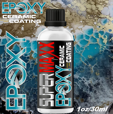 #ad CLEAR EPOXY RESIN TABLE amp; BAR TOP CERAMIC SEALANT SCRATCH amp; STAIN PROTECTION $29.95