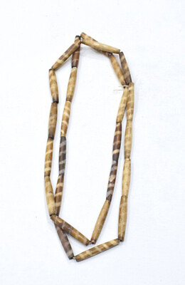 #ad Beads African Stripe Batik BoneTube Beads $7.00