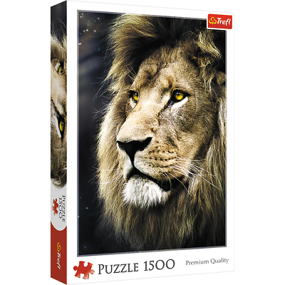 #ad Trefl Red 1500 Piece Puzzle Lions portrait $17.99