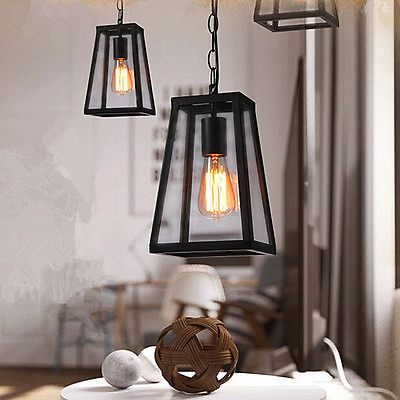 #ad #ad Kitchen Pendant Light Home Lamp Shop Chandelier Lighting Vintage Ceiling Lights AU $118.93