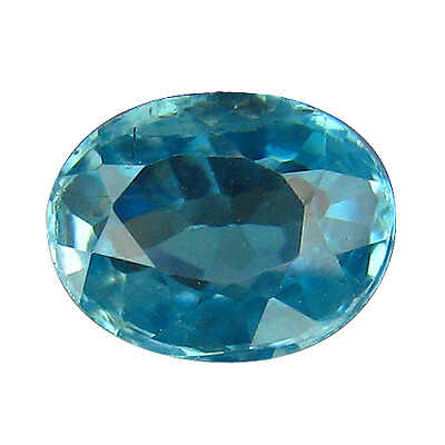 #ad 1.23Ct NATURAL BLUE ZIRCON FROM CAMBODIA $11.99