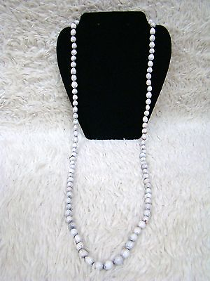 #ad Handmade Two Toned Black and White Shell Bead Fashion Jewelry Necklace Accessry $12.99