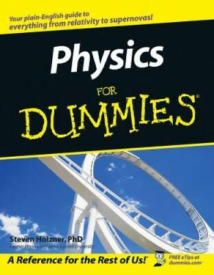 #ad Physics For Dummies Paperback By Steve Holzner GOOD $4.81