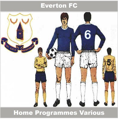#ad Programme Everton Football Club Goodison Park Home Programmes Various Choice GBP 55.00