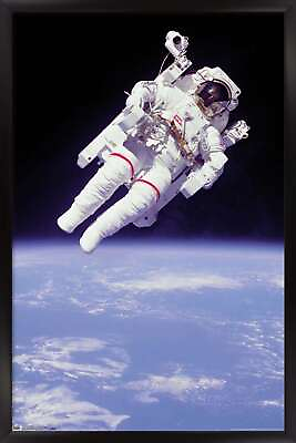 #ad Astronaut Floating Free in Space 14x22 Poster $54.99