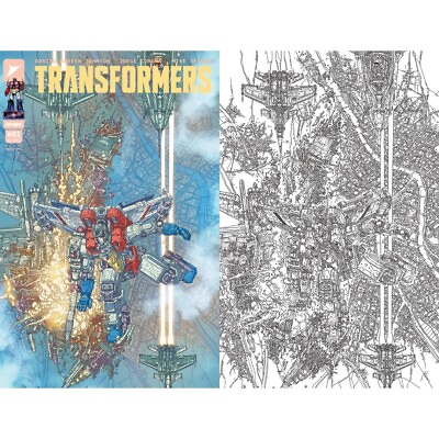 #ad Transformers #1 Fifth Printing Cover A B Variant Set $9.99