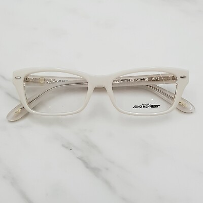 #ad JONO HENNESSY Womens 8259 533 White Glasses Frames Limited Edition 50 16 AU $120.00