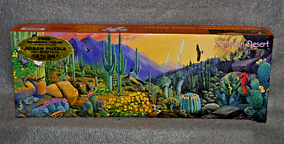 #ad Sonoran Desert Jigsaw Puzzle W Reference Poster 12quot;x36quot; Earth Wise Design $19.99