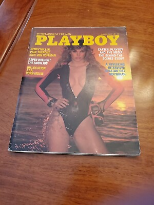 #ad Playboy Magazine March 1977 With Centerfold $19.99