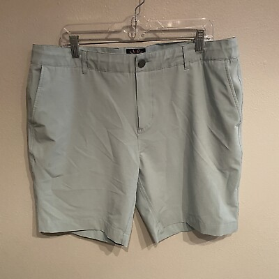 #ad Faherty All Day Mens Shorts Size 36 Teal Blue Chino $24.99