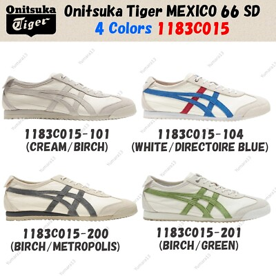 #ad Onitsuka Tiger MEXICO 66 SD Birch Green Blue 4colors 1183C015 US 4 14 New $187.95