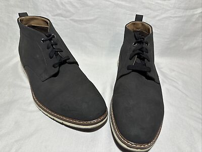 #ad Mountain Creek Suede Lace Up Ankle Boots Men#x27;s Sz 12 Charcoal Gray New $15.75