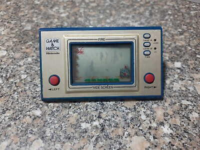 #ad GAME And WATCH Fire Wide Screen FR 27 NINTENDO JAPAN #1 $125.00