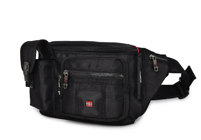 #ad Travel Back bag Waterproof Waist Bag Swiss Quality Fanny Pack Outdoor Sport Gift $18.99