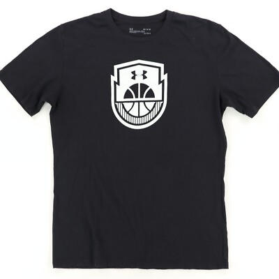 #ad Under Armour Heatgear Loose Basketball Solid T Shirt Black Men#x27;s M $6.49