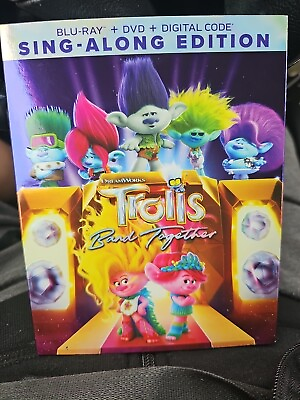 #ad Trolls Band Together 2023 Blu ray DVD No Digital With Slipcover $9.99