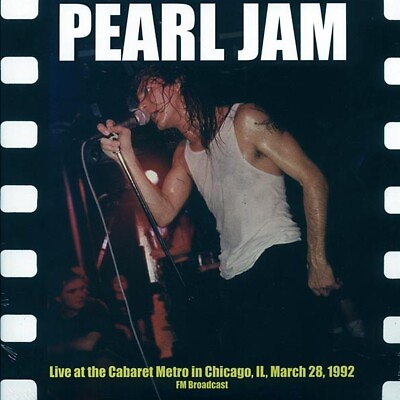 #ad Pearl jam Live At The Cabaret Metro In Chicago1992 Vinyl Record LP $32.66
