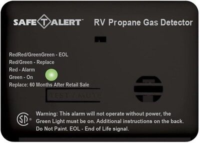 #ad Safe T Alert 20 441 P BL Mini Hard Wired Propane LP Gas Alarm 12V 20 Series $35.00
