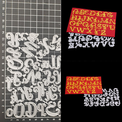 #ad Letter Metal Cutting Dies Stencils Scrapbooking Decorative Make Embossing Mould $6.40