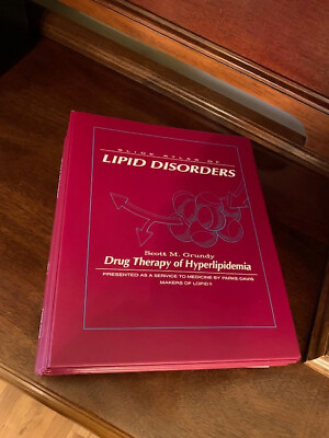 #ad VERY Rare slide Atlas of lipid disorders by Scott Grundy 1990 units 1 4 extra #4 $150.00