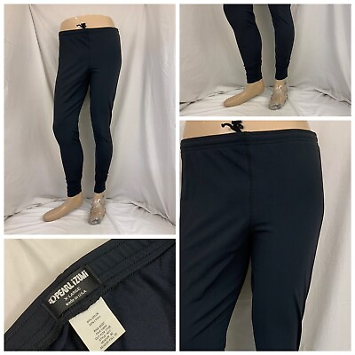 #ad Pearl Izumi Leggings XL Black Fitted Nylon Stretch Made In USA YGI Y1 141 $29.99