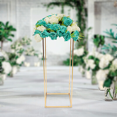#ad Metal Flower Stand Iron Gold Flower Plant Holder Rack Wedding Party Centerpiece $19.95