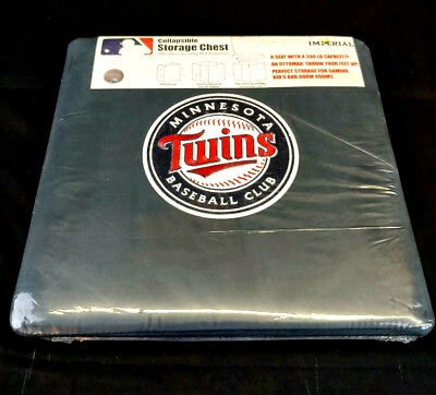 #ad Minnesota Twins Collapsible Storage Chest Seat Ottoman 16 x 16 x 16 Imperial $9.96