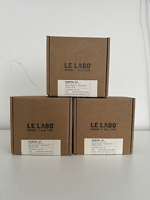#ad 3 United Le Labo Santal 33 3.4oz Eau de Parfum Best Seller New Perfumes $280.00