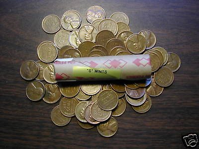 #ad LINCOLN WHEAT CENT ROLL mixed all quot;Squot; mints forties amp; fifties $5.95