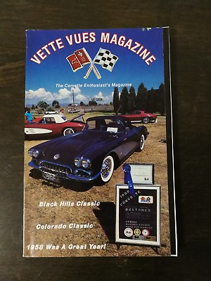 #ad Vette Vues Magazine November 1988 1958 Corvette 1979 Corvette Route 66 $4.99