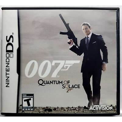 #ad 007 Quantum of Solace Nintendo DS Pristine Authentic 180 Day Guarantee NDS $7.99