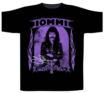 #ad BLACK SABBATH Tony Iommi Purple Gift For Fan Black All Size Shirt AH593 $18.99