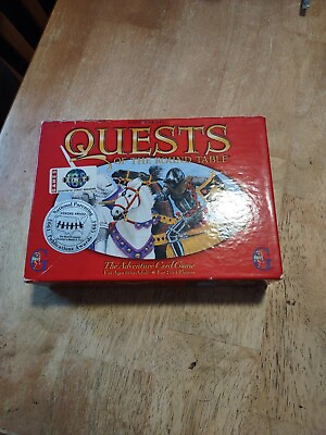 #ad Gamewright Quests of the Round Table Medieval Game 1995 $25.00