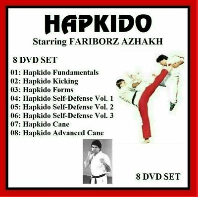 #ad HAPKIDO 8 DVD Set with FARIBORZ AZHAKH joint locks cane joint locks submission $45.00