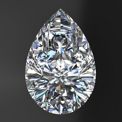 #ad Captivating 1 CT Pear Cut CVD Loose Diamond D Color Lab Grown Luxury A20 $75.00